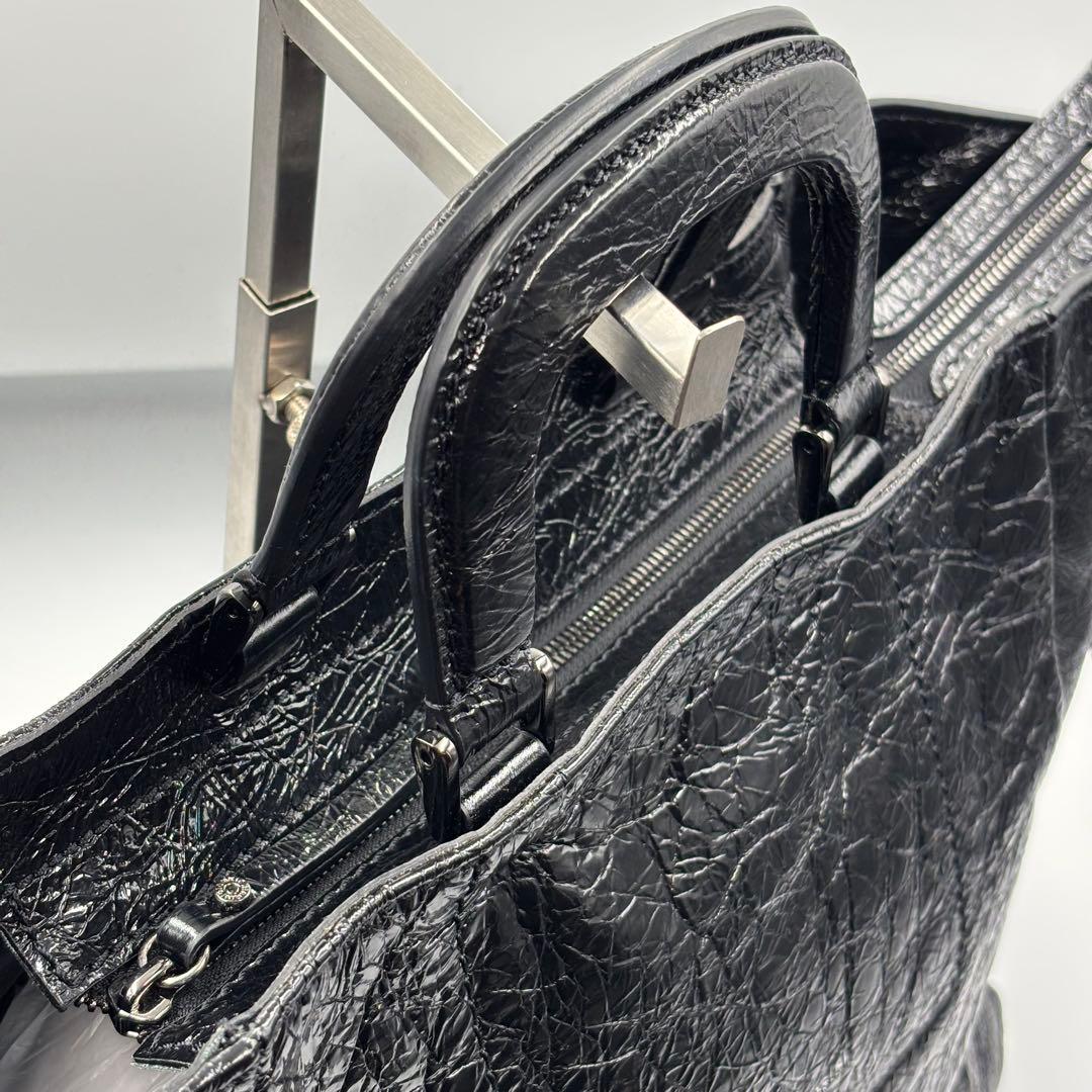 希少美品 GIANNI CHIARINI マーガレット トートバッグ　2way