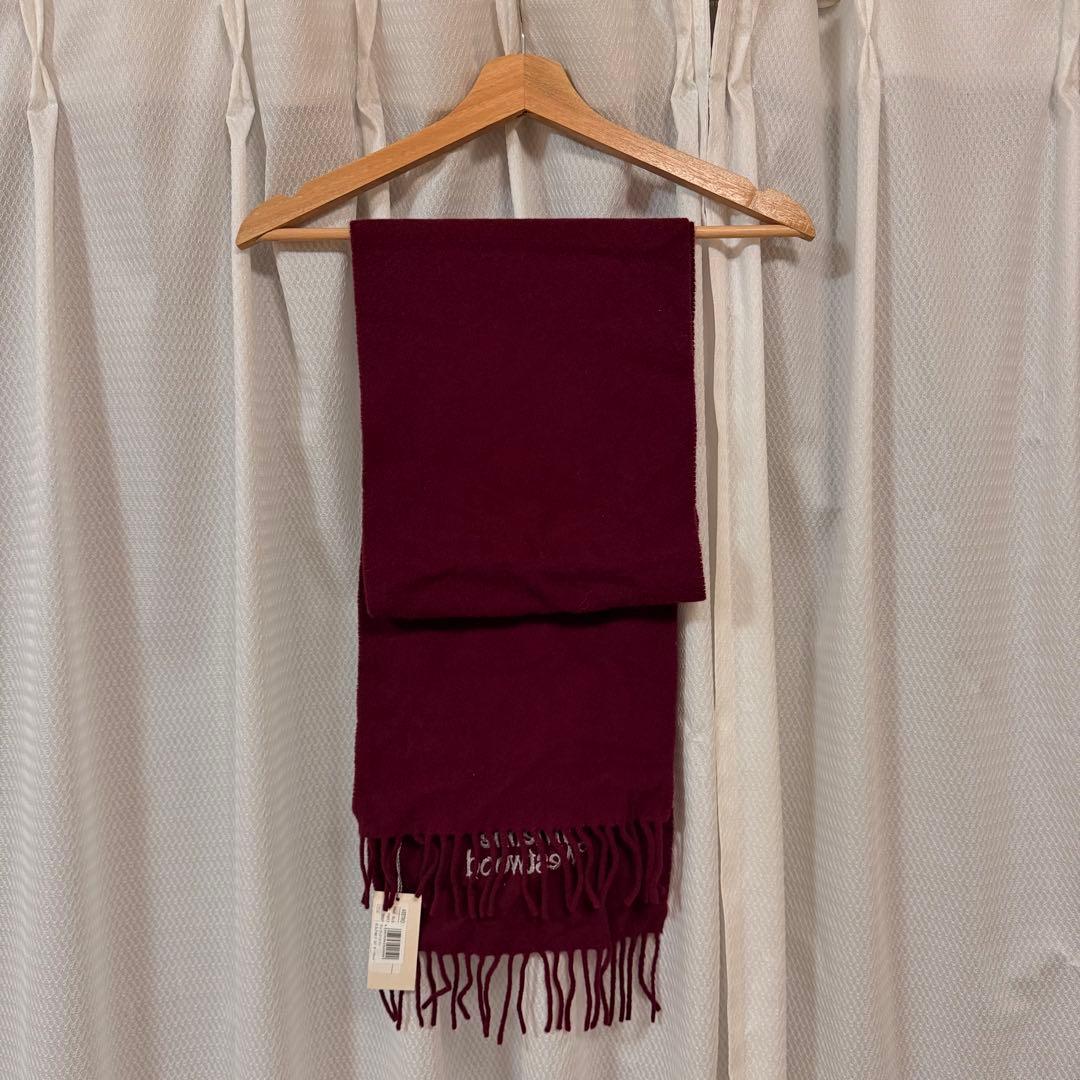 【タグ付き新品未使用】Vivienne Westwood マフラー ダークレッド