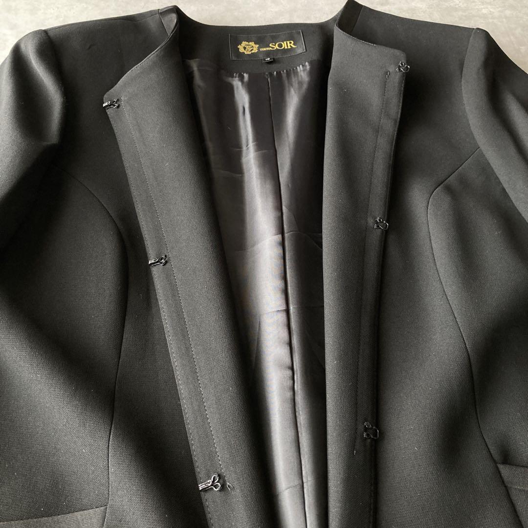 新品タグ付✨️高級 東京ソワール ロングコート洗える15号 礼服 フォーマル