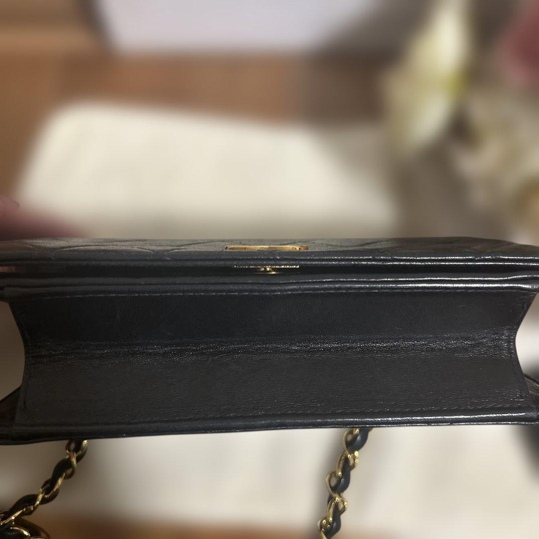 ☆本物☆シャネル　ミニマトラッセ　ブラック　ラムスキン　プッシュロック
