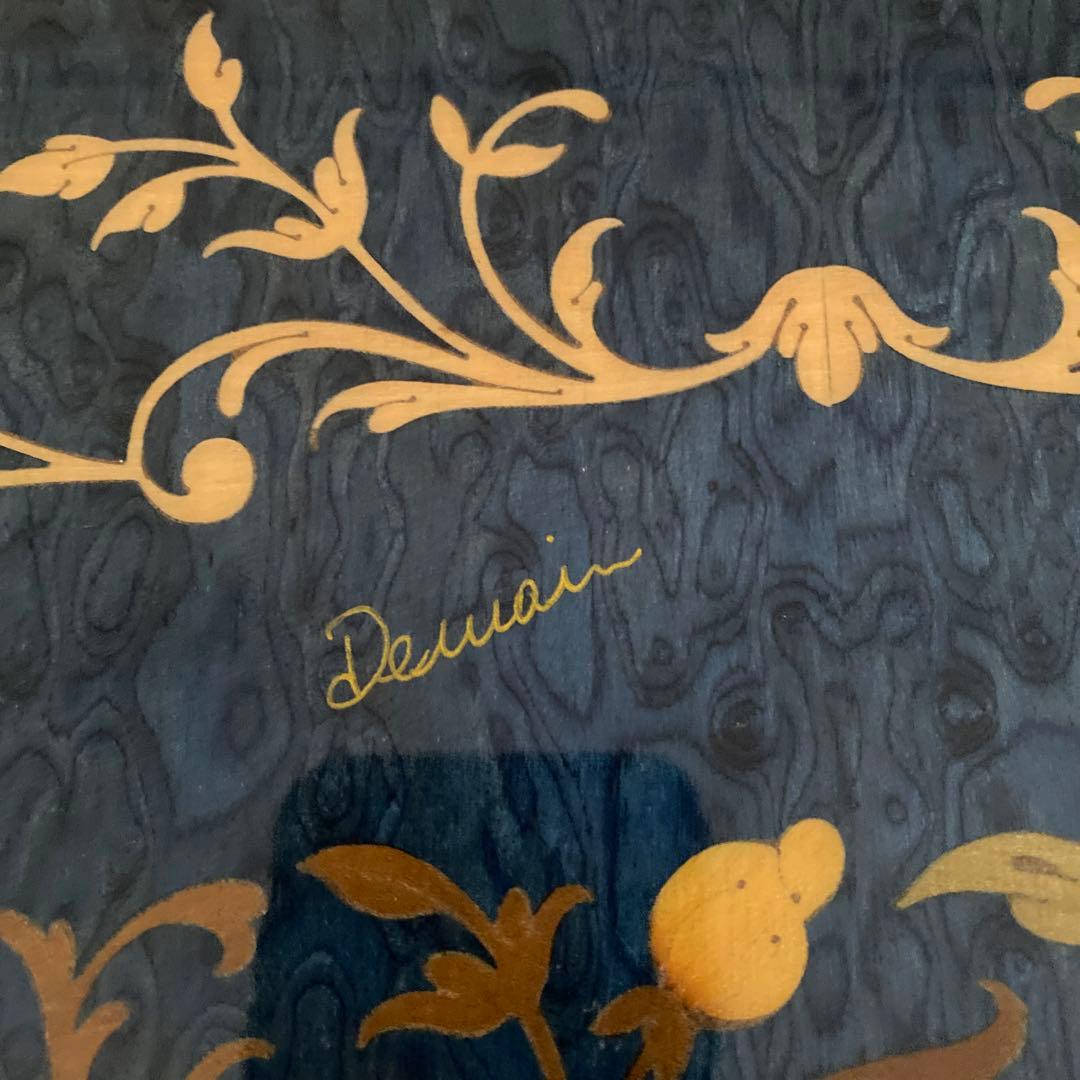 ❤️イタリア家具　ドマン　ブルー象嵌テーブル