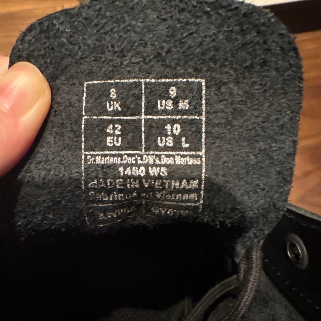 ドクターマーチン　1460ホワイトステッチ8ホール　ブーツ