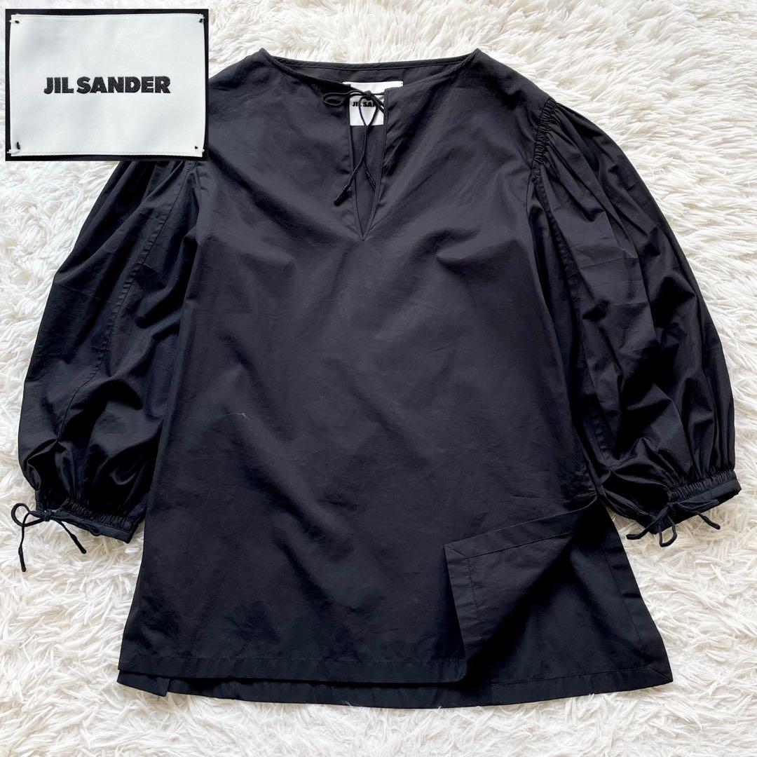 ジルサンダー 20SS パフスリーブ ブラウス チュニック プルオーバー 七分袖