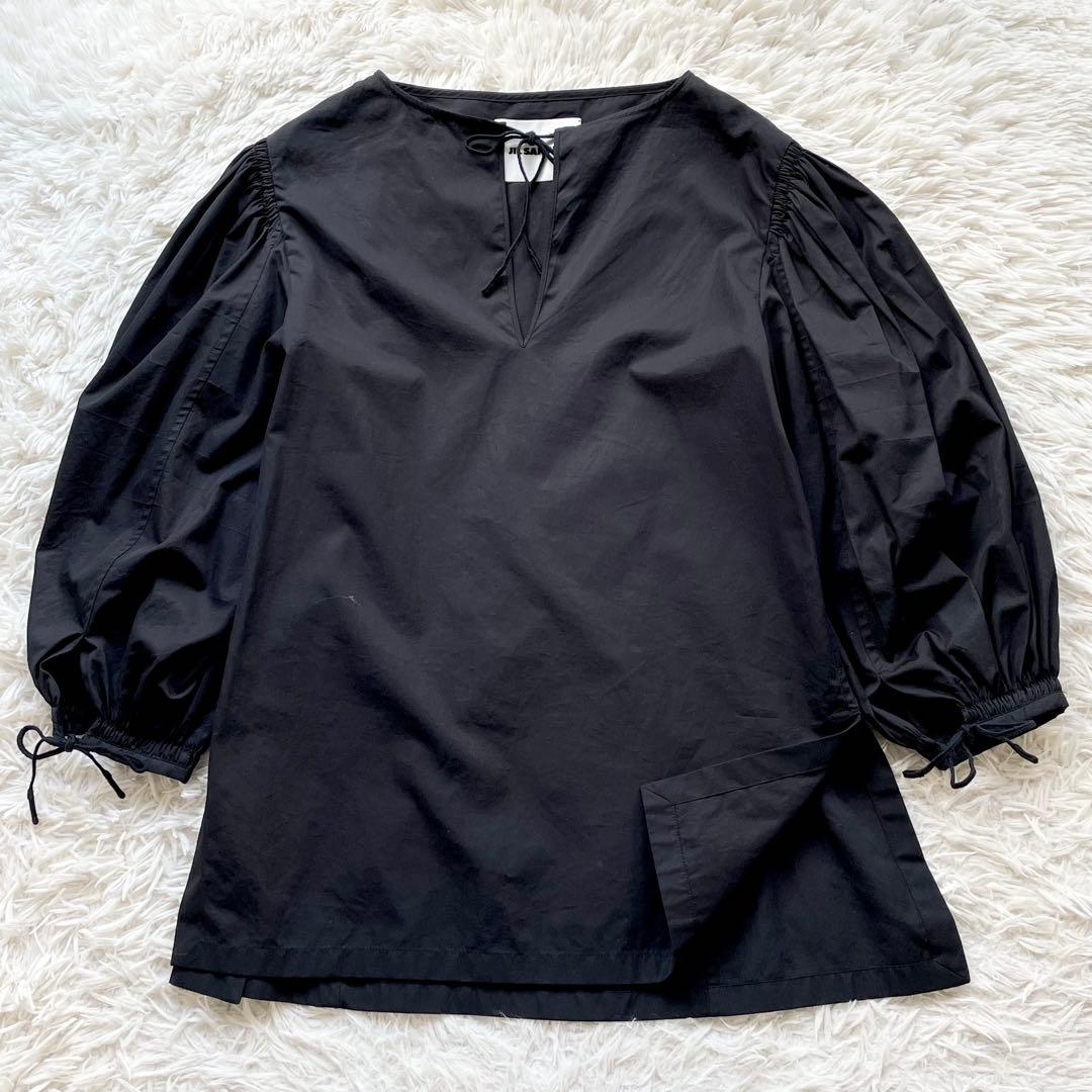 ジルサンダー 20SS パフスリーブ ブラウス チュニック プルオーバー 七分袖