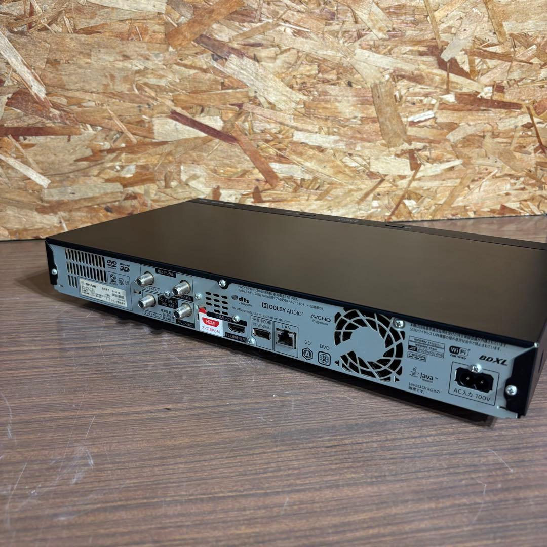 SHARP ブルーレイレコーダー 4B-C20AT3 2TB シャープ