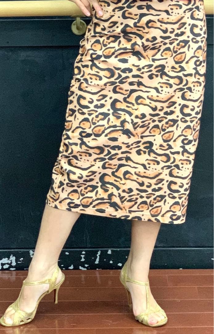 新品未使用★アルゼンチンタンゴ⭐︎豹柄スカートM