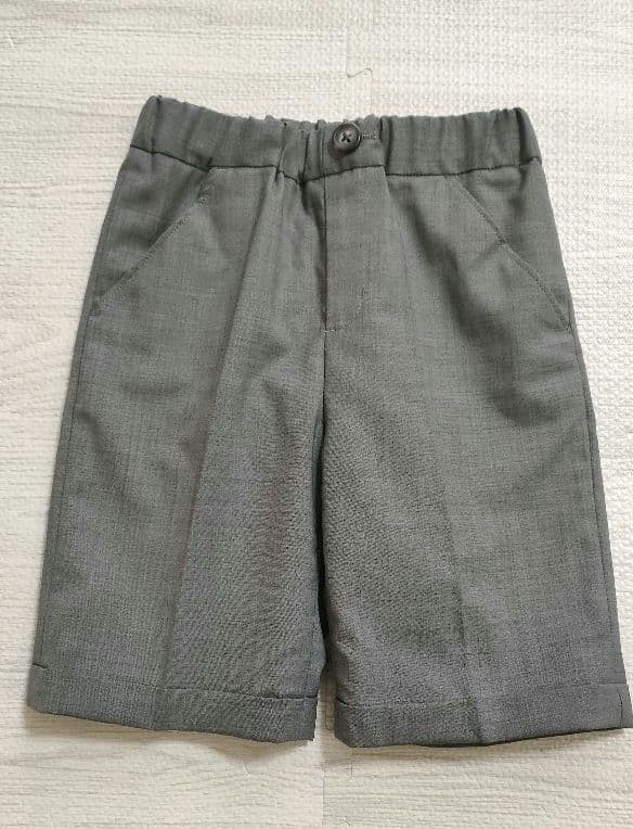 フォーマルスーツセット グレー マインクラフト 120 ローファー 入学式