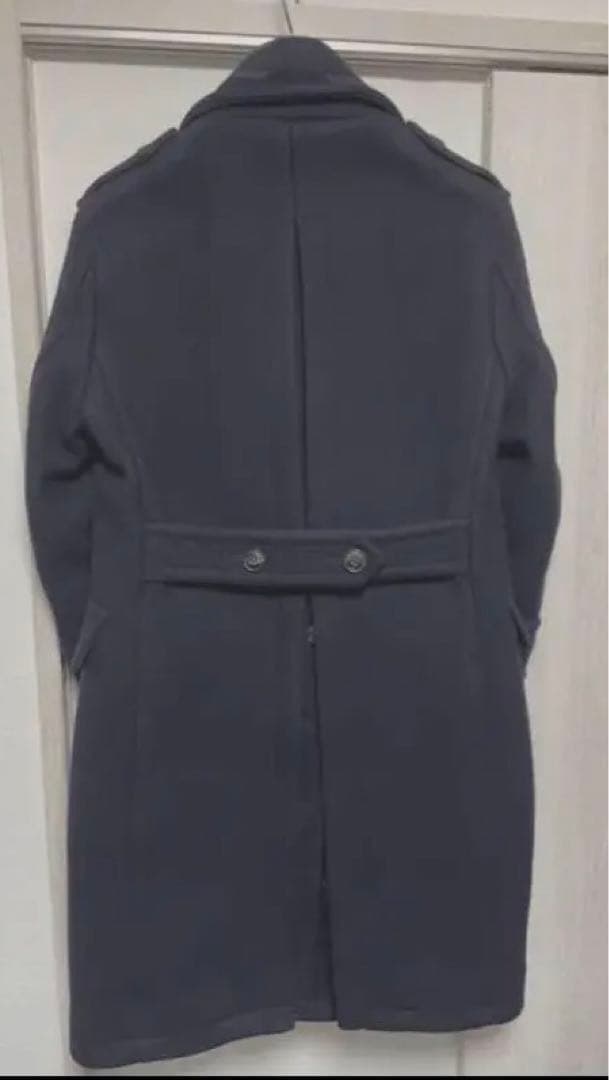 【美品】Burberry ロングコート　ネイビー