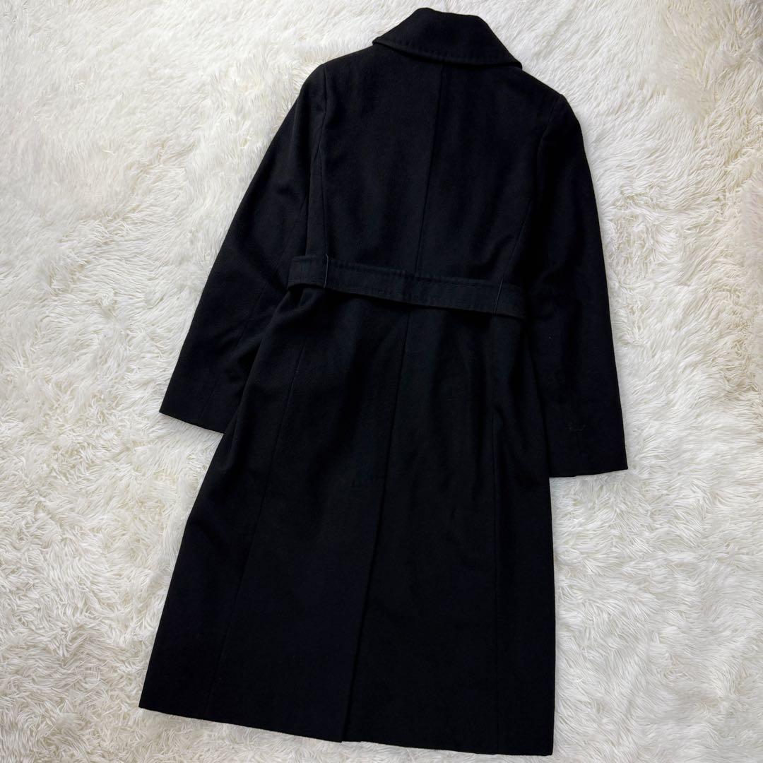 美品♡最高級♡Max Mara マックスマーラ ウール ロングコート ブラック