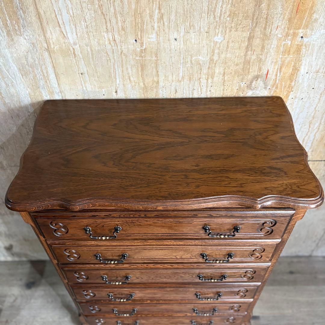 三越Brugge ルーマニア　猫脚チェスト　6段　ヴィンテージ