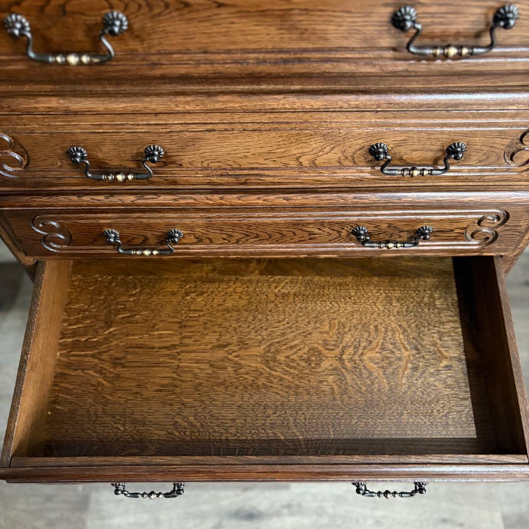 三越Brugge ルーマニア　猫脚チェスト　6段　ヴィンテージ