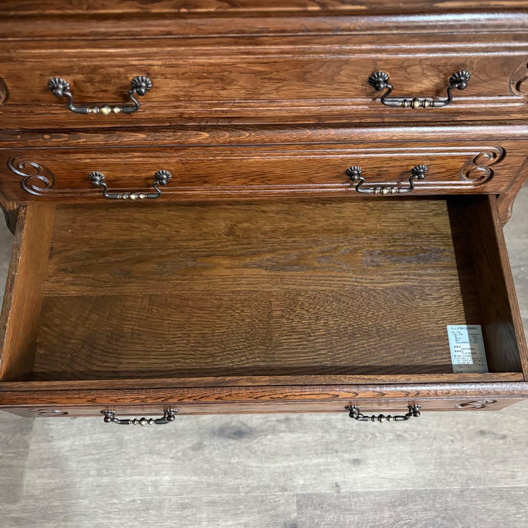 三越Brugge ルーマニア　猫脚チェスト　6段　ヴィンテージ