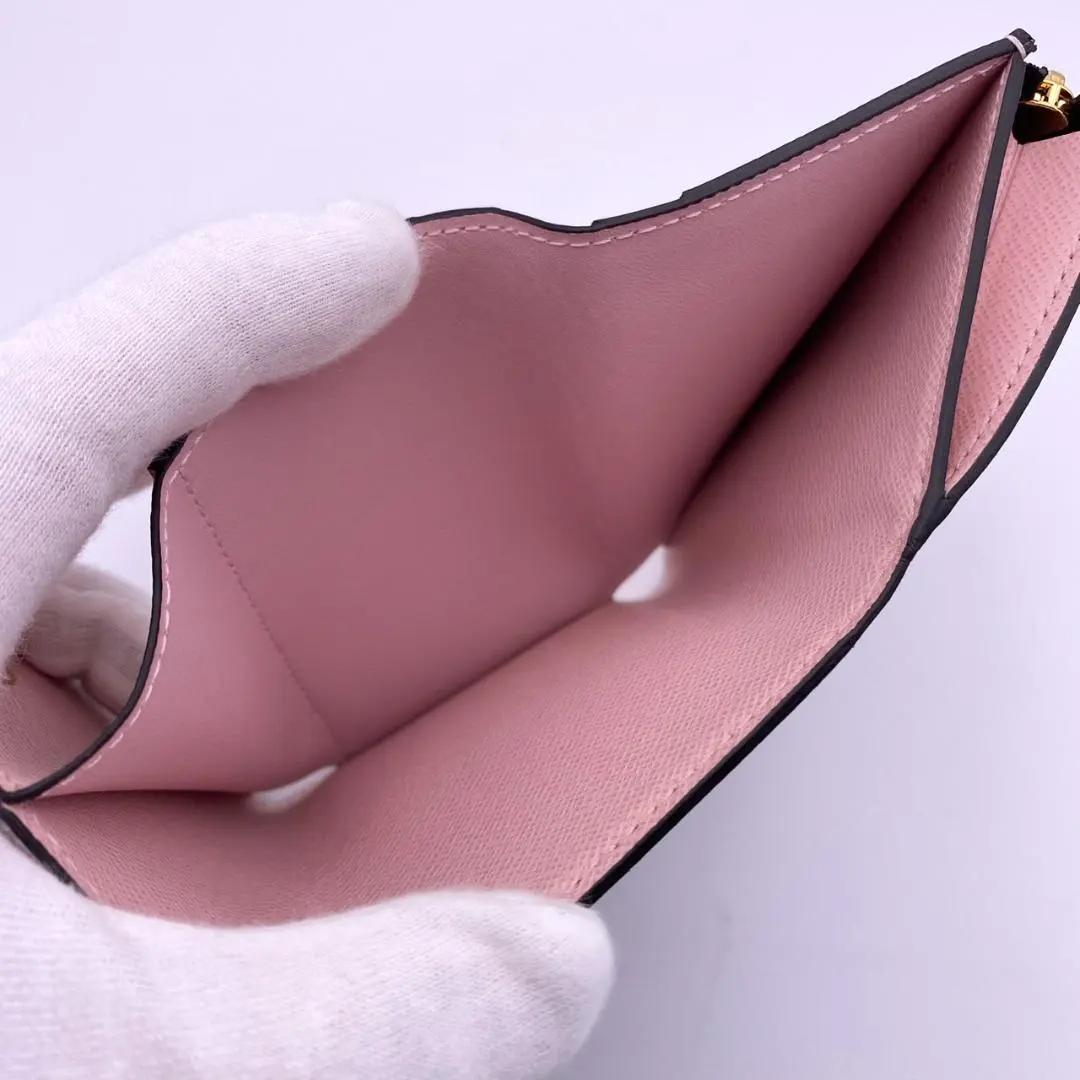 美品 ルイヴィトン モノグラム ポルトフォイユ ゾエ ローズバレリーヌ