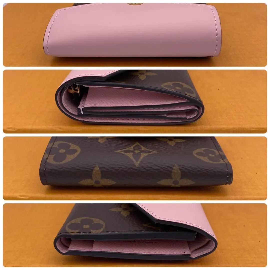 美品 ルイヴィトン モノグラム ポルトフォイユ ゾエ ローズバレリーヌ