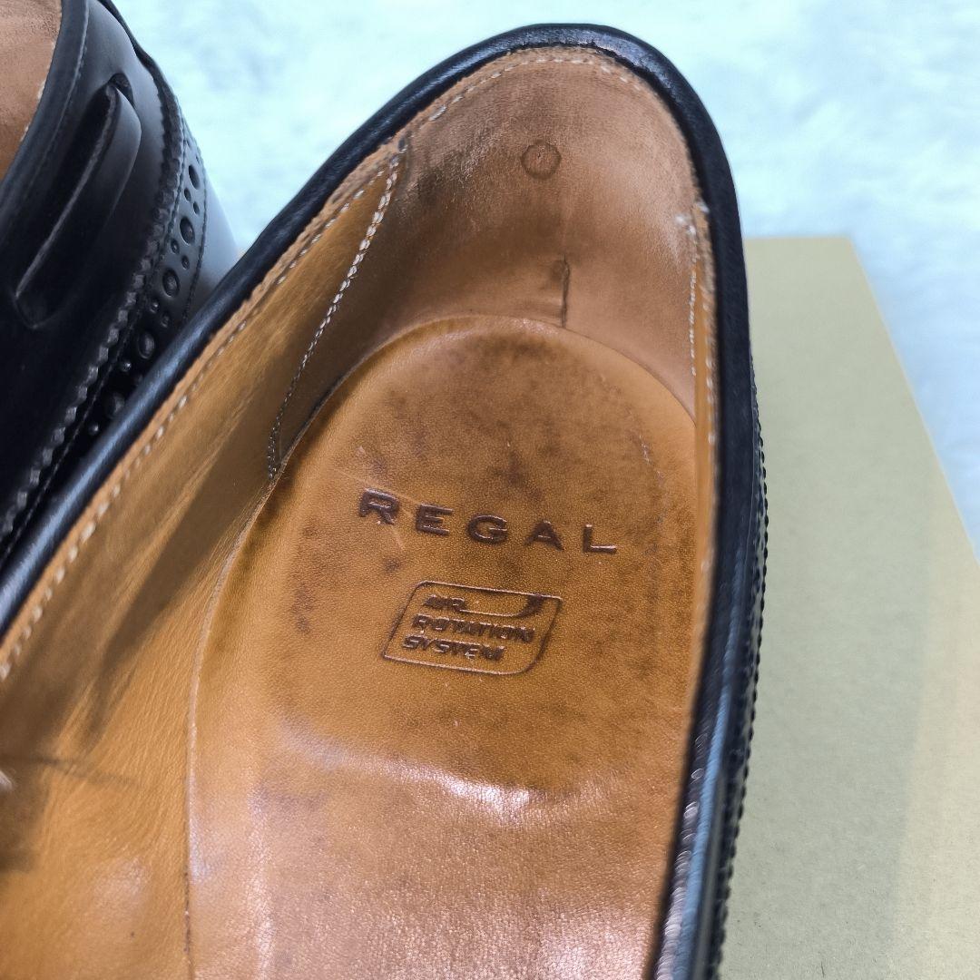 ✨美品✨ リーガル タッセルローファー ウイングチップ メダリオン ブローグ 黒