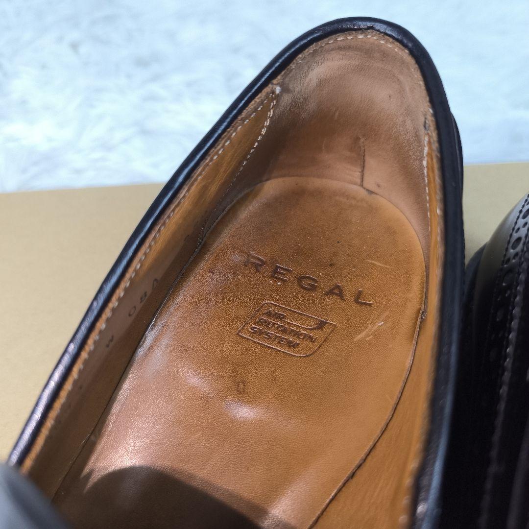 ✨美品✨ リーガル タッセルローファー ウイングチップ メダリオン ブローグ 黒