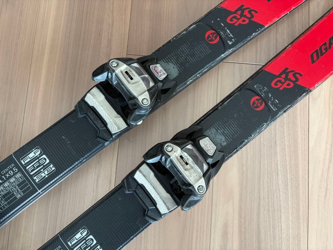 ★お洒落・デモ★オガサカ　スキー板　KS-GP 160cm SAJ 技術選