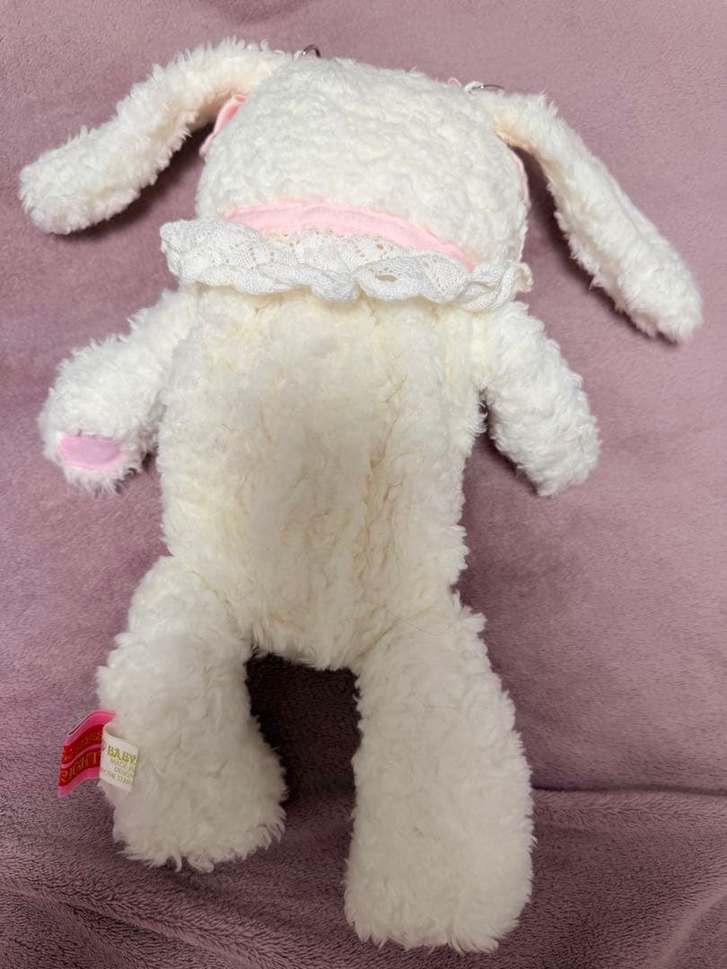 d*9様 BABY うさくみゃちゃん ポシェット オフ白 ピンク