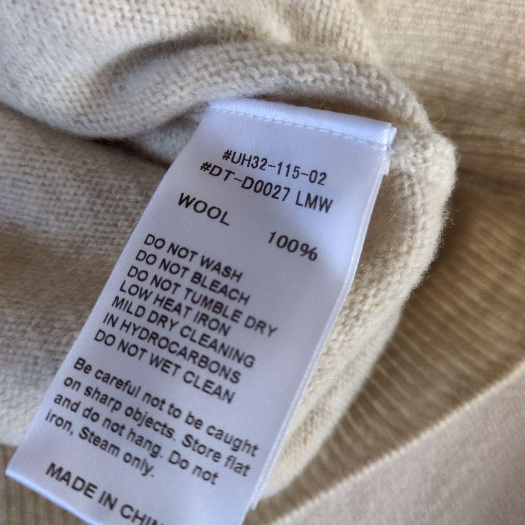 ＊美品＊DANTON ベージュ クルーネックセーター