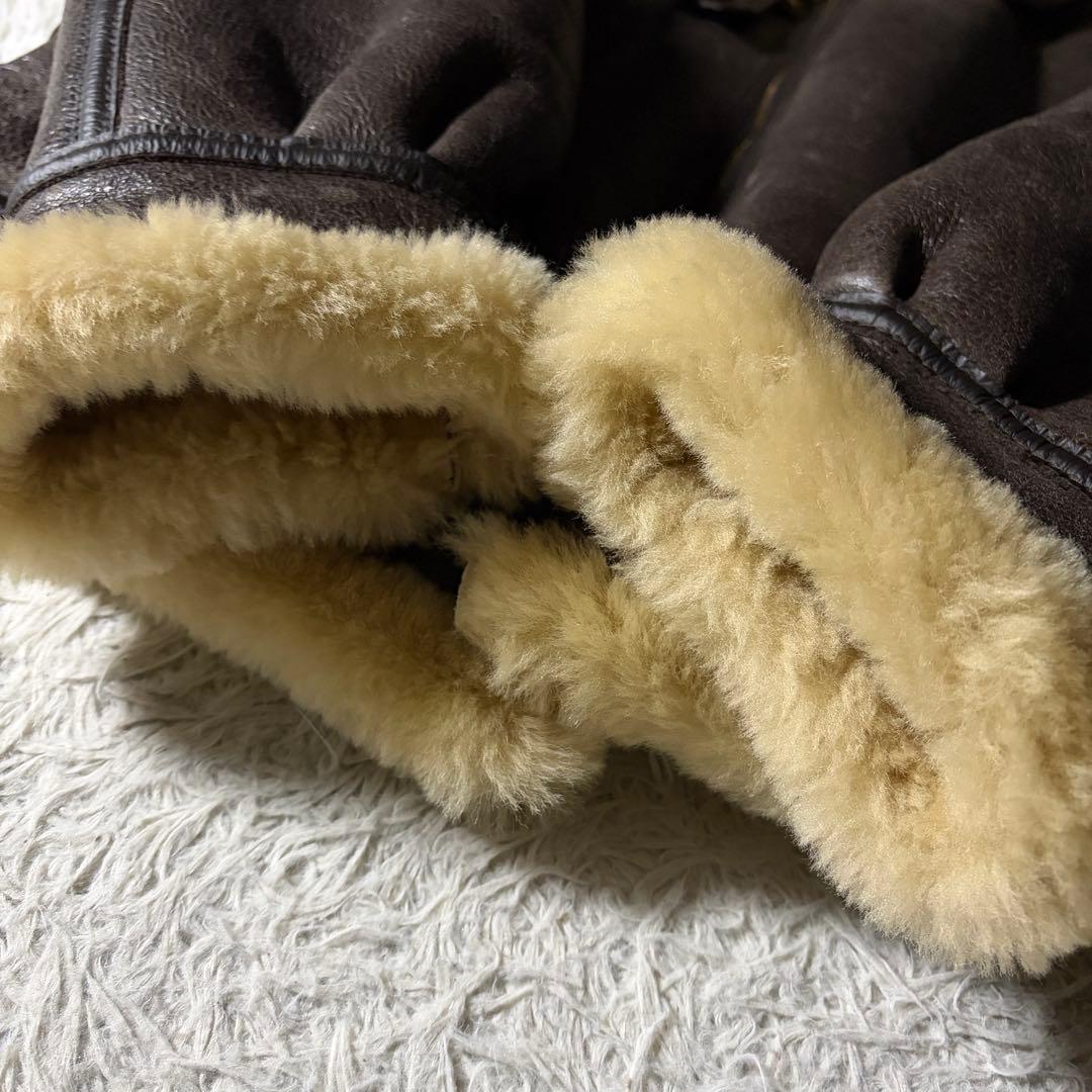 極美品■schott B-3 フライトジャケット　羊革　ムートン　257S 40