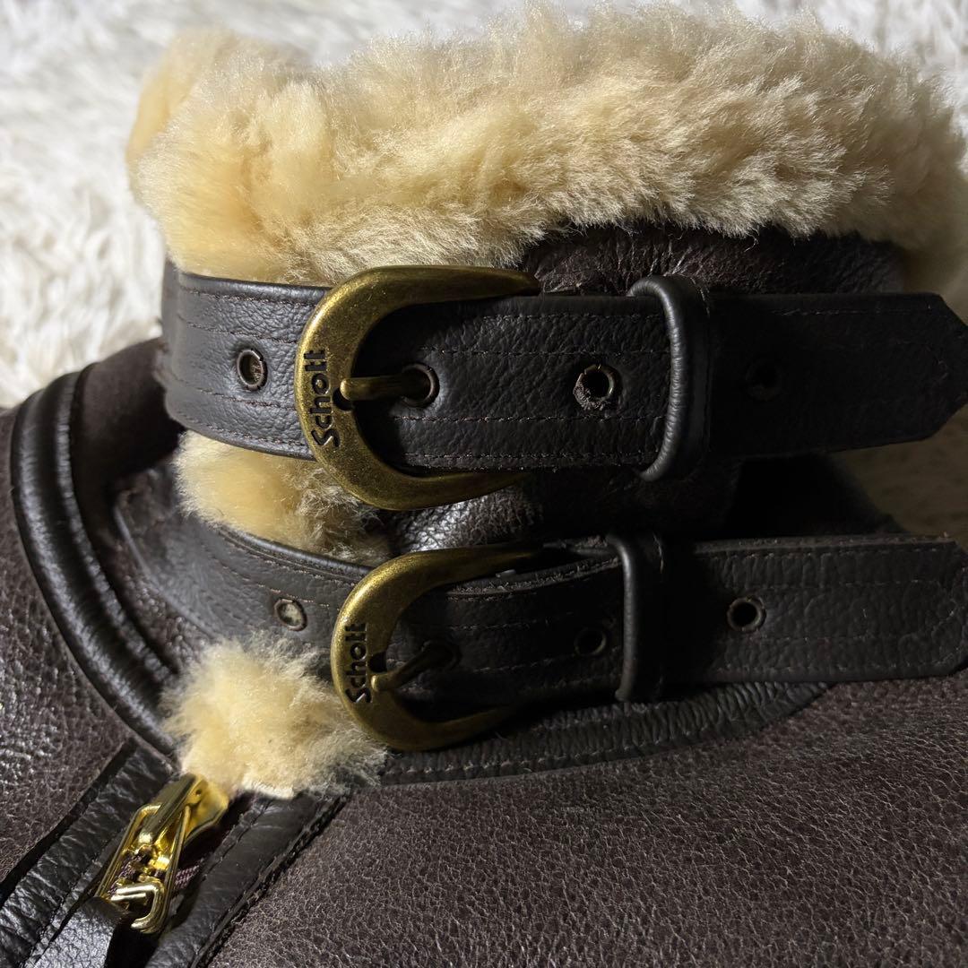 極美品■schott B-3 フライトジャケット　羊革　ムートン　257S 40