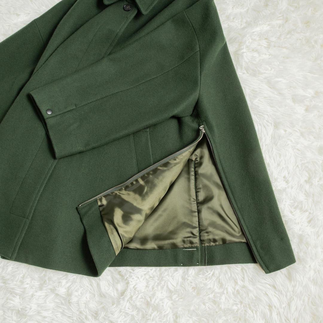 未使用 yuni 24AW ウールスーパー100 ミドルレングス ステンコート