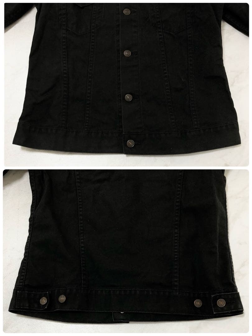 【美品】Levi's デニムジャケット 70599 ブラック 後染め 00s
