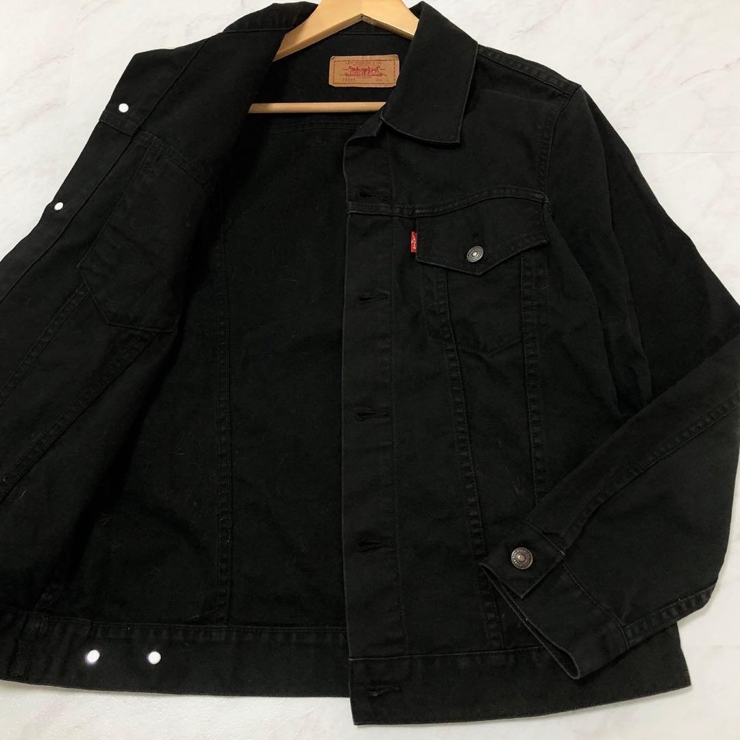 【美品】Levi's デニムジャケット 70599 ブラック 後染め 00s