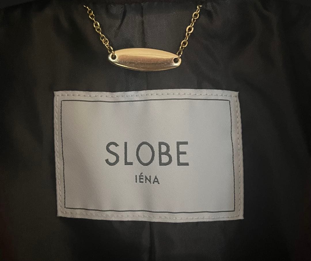 【SLOBE IENA】メルトンビッグPコート（ブラウン: 38）