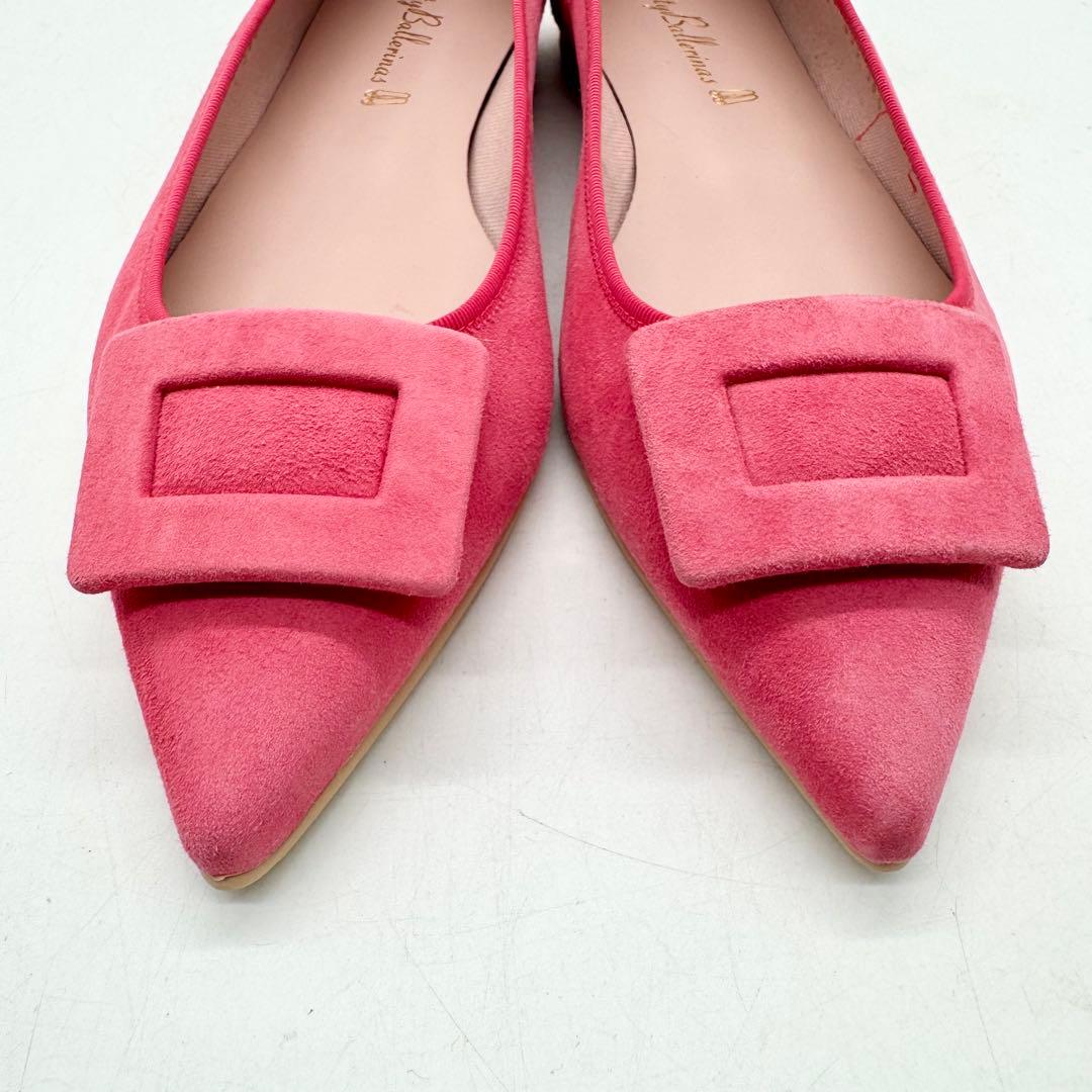 Pretty Ballerinas プリティーバレリーナスエードフラットパンプス