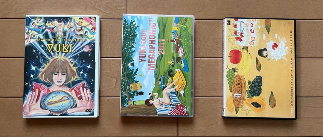 YUKI ライブDVD3枚セット