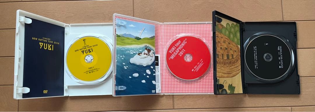 YUKI ライブDVD3枚セット
