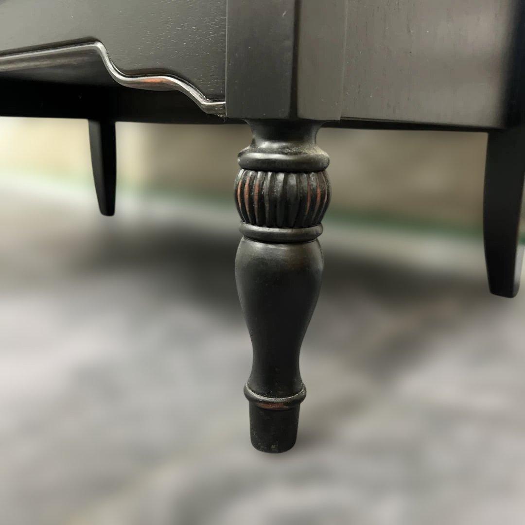 東海家具　TOKAIKAGU チェスト　ノワール70-4 アンバーブラック