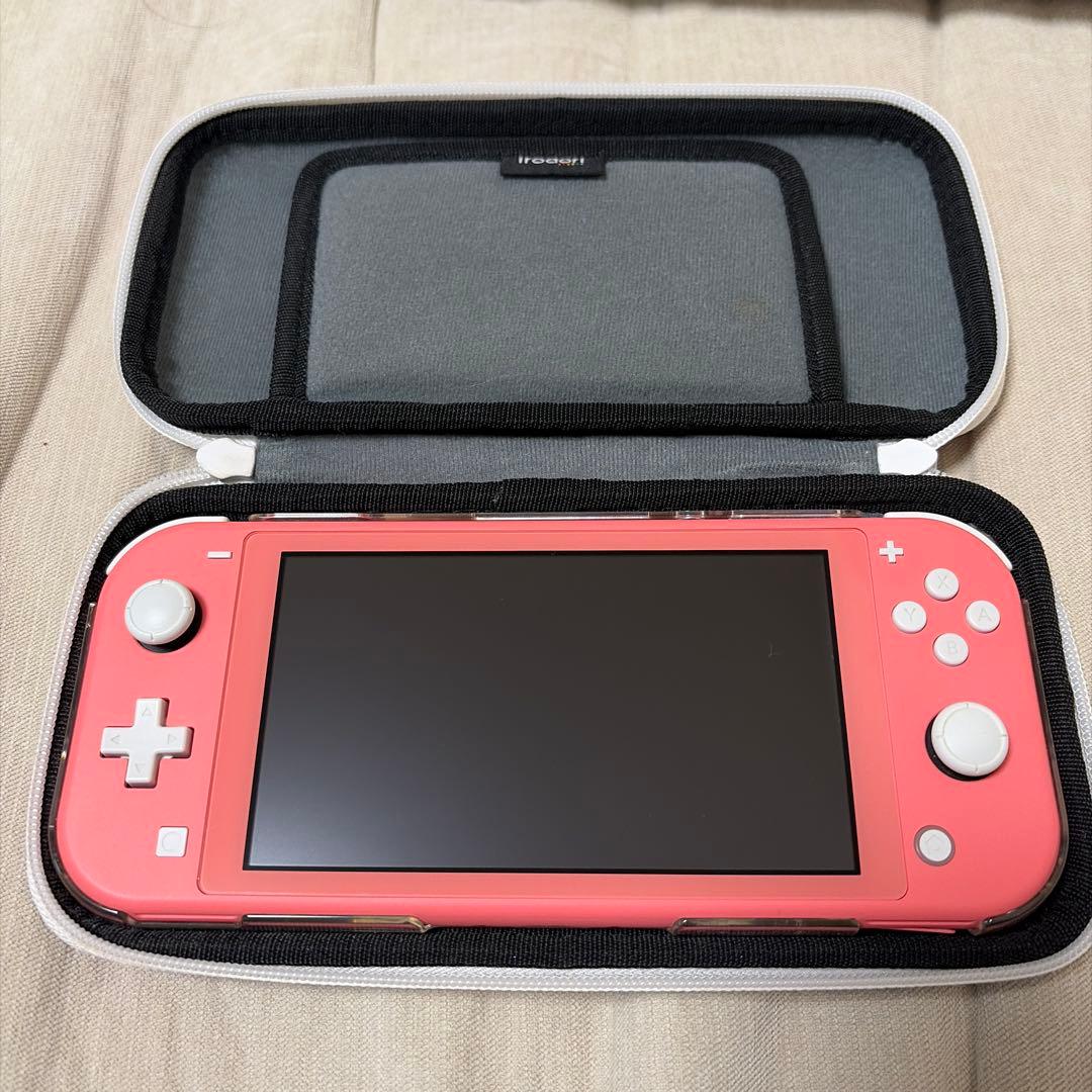 Nintendo Switch Lite ピンク ケース付き