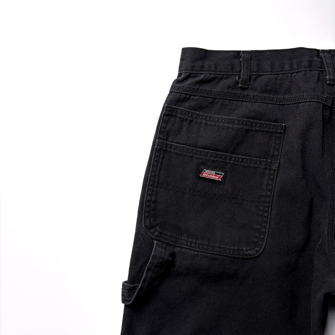 ディッキーズ ダブルニー ブラック ペインターパンツ W34 L32