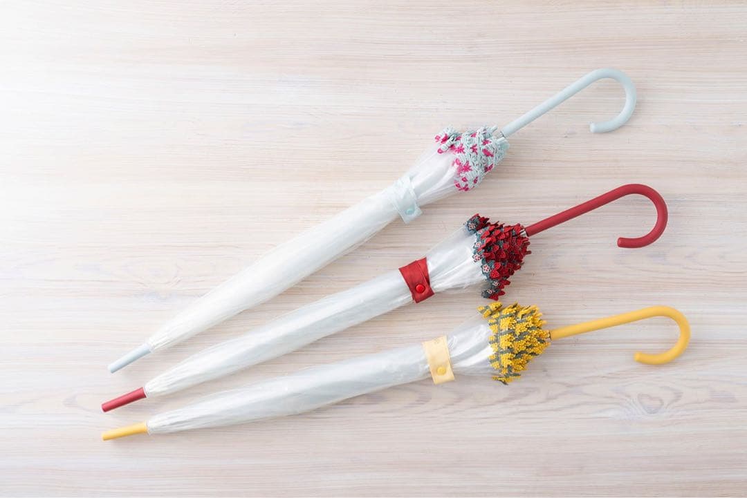 近沢レース　傘　ミモザ