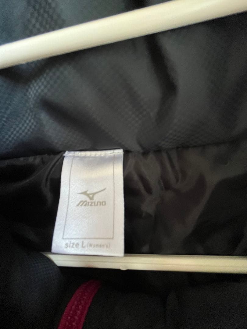 mizuno ベンチコート　ネイビー×ピンク　美品　ロングダウンコート