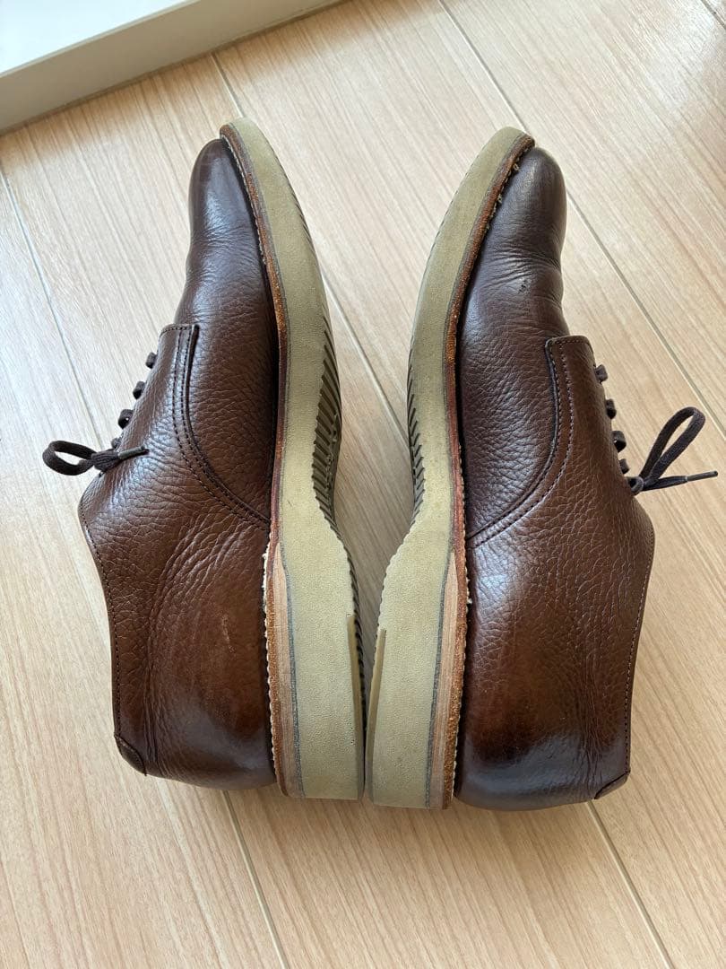 ALDEN 4908 ミリタリーラスト プレーントゥ ワークシューズ グレイン