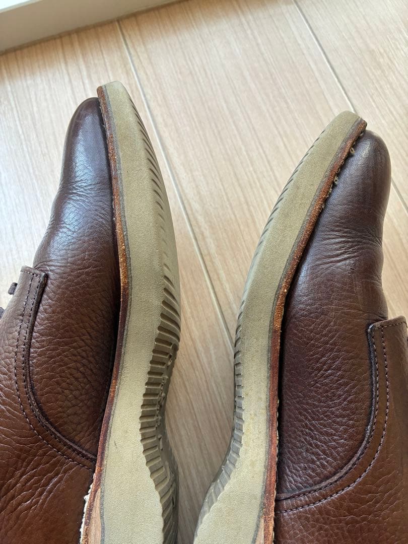 ALDEN 4908 ミリタリーラスト プレーントゥ ワークシューズ グレイン