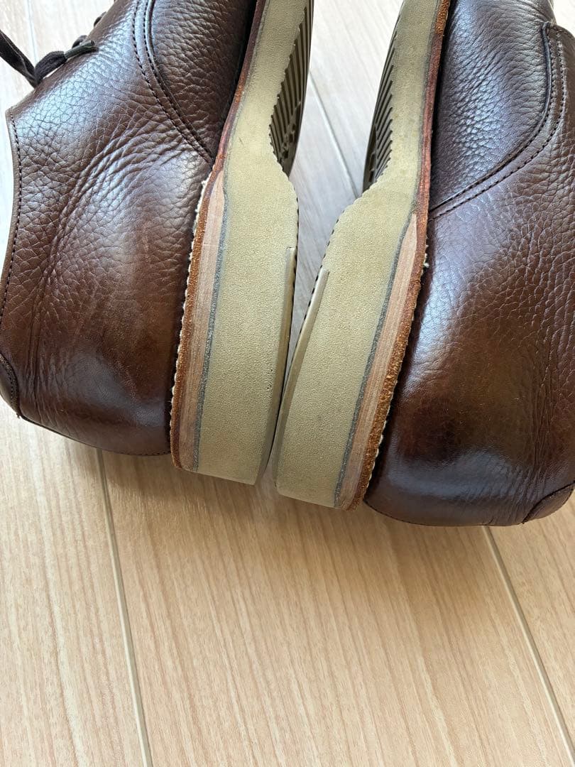 ALDEN 4908 ミリタリーラスト プレーントゥ ワークシューズ グレイン