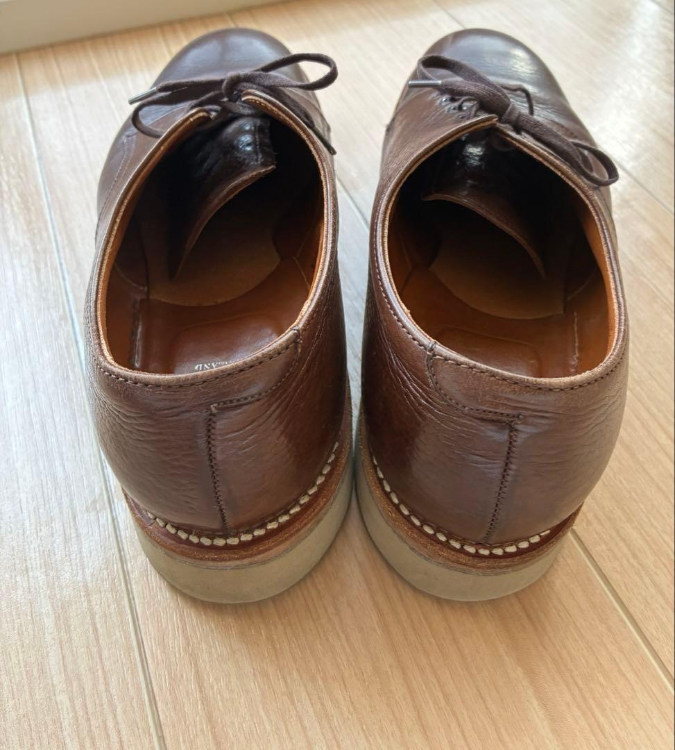 ALDEN 4908 ミリタリーラスト プレーントゥ ワークシューズ グレイン