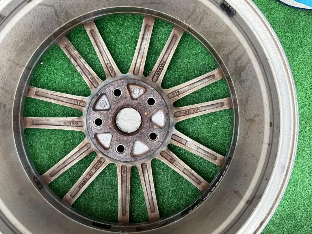 と*ん様 【ほぼ新品】スバル WRX STI スペックC 純正ホイール