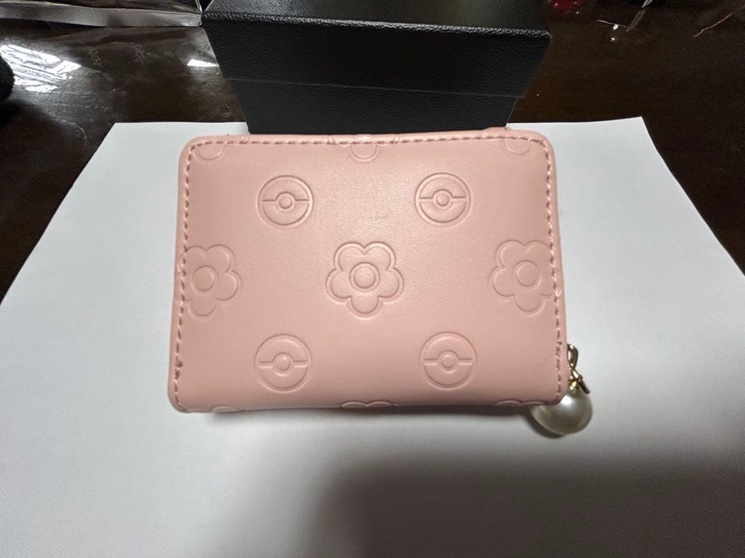 MARY QUANT 三つ折り財布 ピンク　ポケモンコラボ