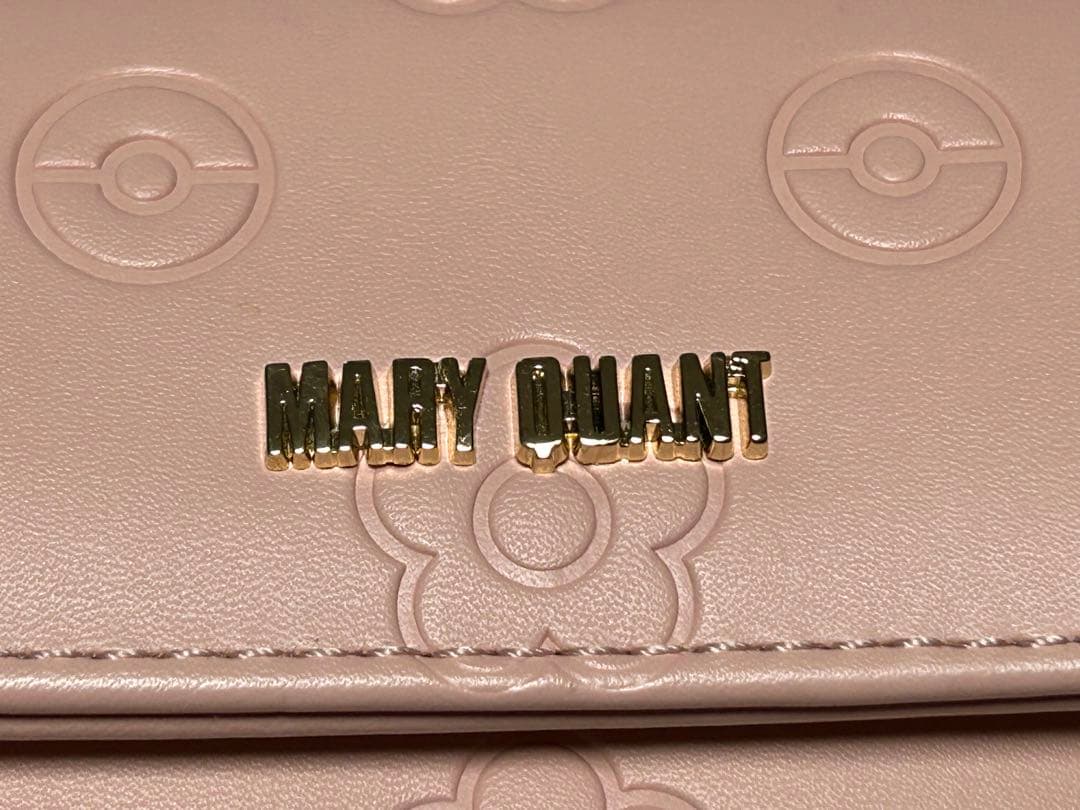 MARY QUANT 三つ折り財布 ピンク　ポケモンコラボ