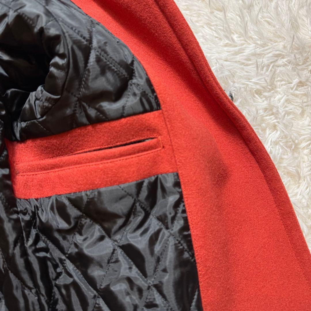 未使用に近い バーバリーブラックレーベル ダッフルコート ウール トグル