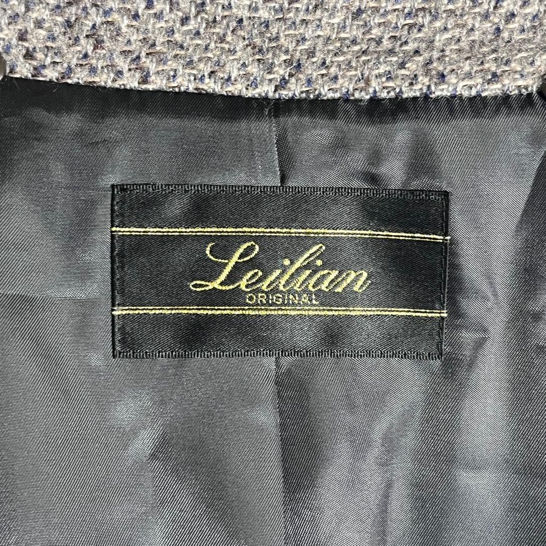 レリアン カシミヤ80％ セーブル混フォックスファー Aラインコート 13号