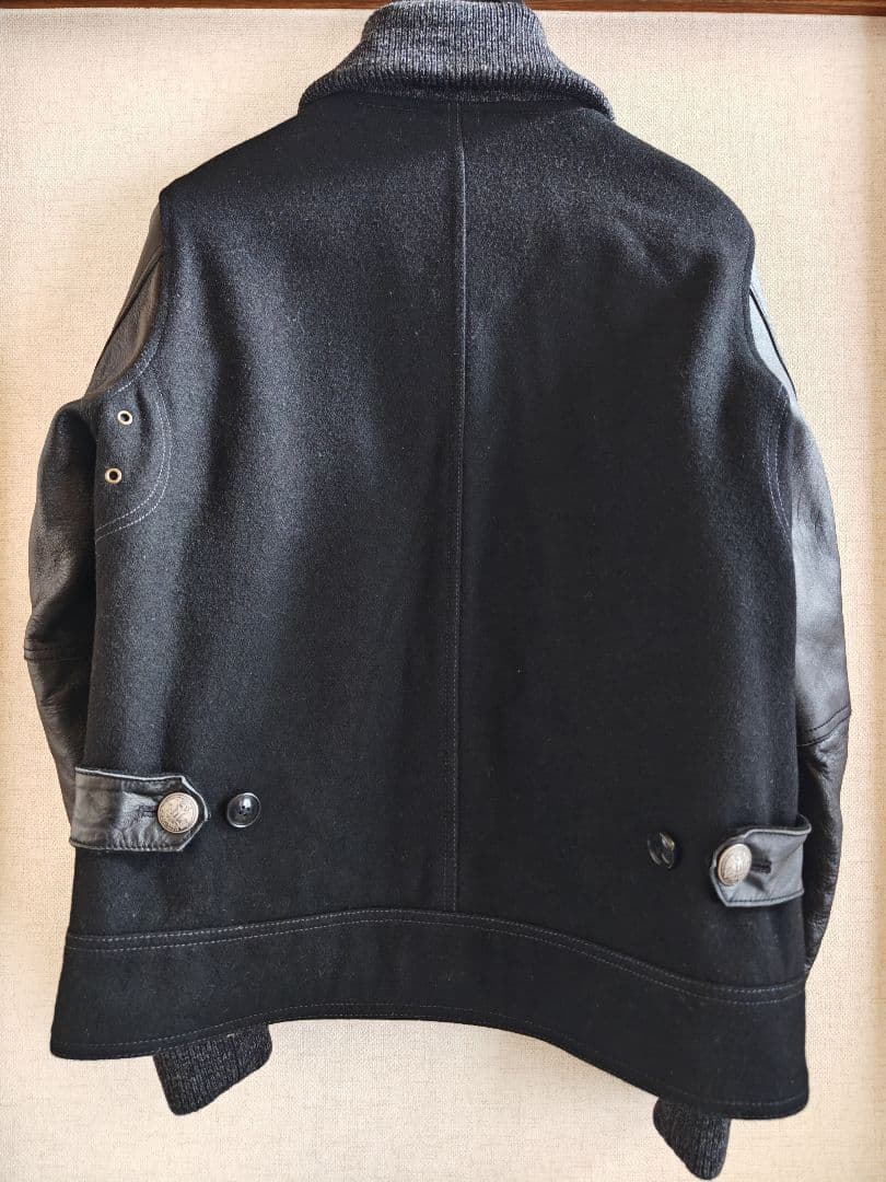 AVIREX スタジャン/L/ドンキーカラーショートジャケット