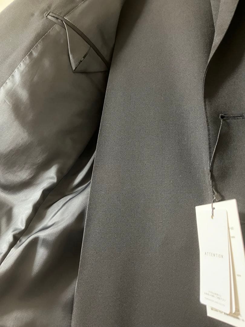 新品TOMORROWLAND ウール ソリッド シングルブレステッド2Bスーツ