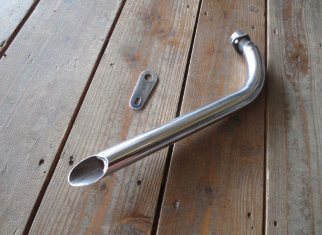 カブ用【ステンレス】ドラッグパイプマフラー　c50 c90カブ スーパーカブ