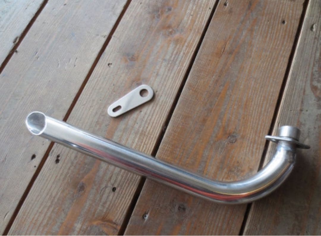 カブ用【ステンレス】ドラッグパイプマフラー　c50 c90カブ スーパーカブ